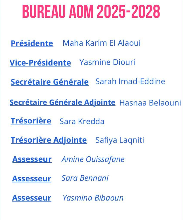 ✨ Assemblée Générale & Renouvellement du Bureau ✨
Il y a quelques jours, l’Association des Orthophonistes du Maroc a tenu son Assemblée Générale Élective, un moment important de notre vie associative.
Cette rencontre a été l’occasion de faire le point sur les actions menées, de partager nos ambitions pour l’avenir… et d’élire un nouveau bureau, marqué à la fois par la continuité et le renouveau.
🙌 La majorité de l’équipe reste engagée, avec quelques changements de rôles et avec l’accueil de deux nouvelles orthophonistes motivées !
👥 Félicitations à toute l’équipe pour sa réélection ou sa nouvelle prise de fonction.
Merci à toutes celles et ceux qui s’impliquent au quotidien pour faire avancer l’orthophonie au Maroc.
📸 Voici un récapitulatif en images de cette journée pleine d’émotion et d’enthousiasme !
#OrthophonistesDuMaroc #AG2025 #NouveauBureau #Passation #Engagement #Orthophonie